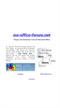 Mobile Screenshot of ms-office-wissen.de